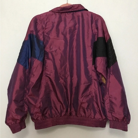 Casual Isle Vintage Colorblock  Windbreaker Jacket & Pants Metallic - Picture 4 of 7
